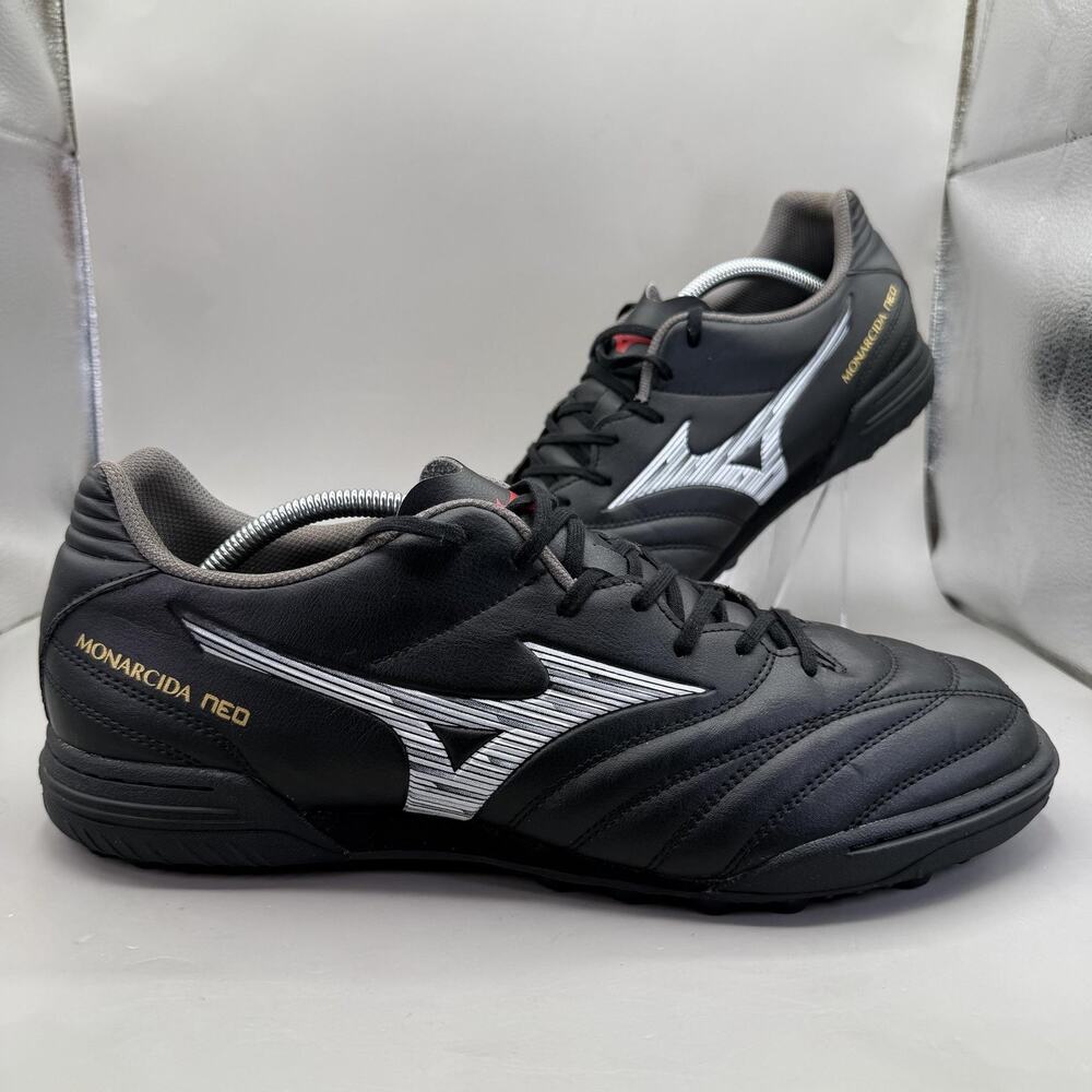 Mizuno Monarcida Neo Shoes Mens Size 11.5 Black Turf Soccer Cleats P1GD242401